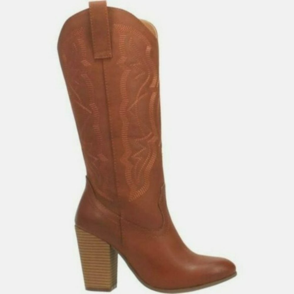 Code West Kiki Boot Brown -7 - Picture 1 of 7